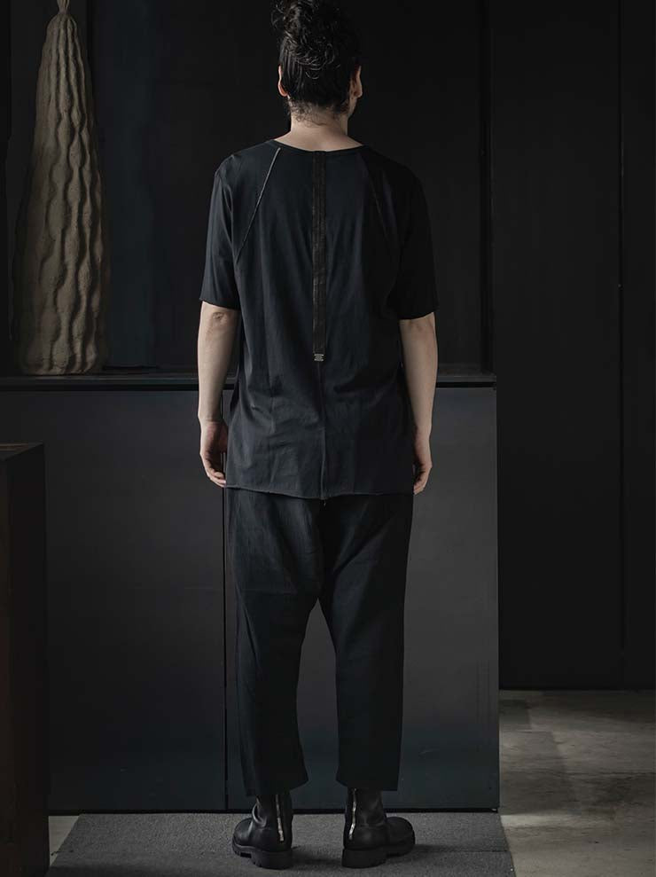 69 by ISAAC SELLAM<br>MENS ロークロッチショートレッグパンツ / NOIR