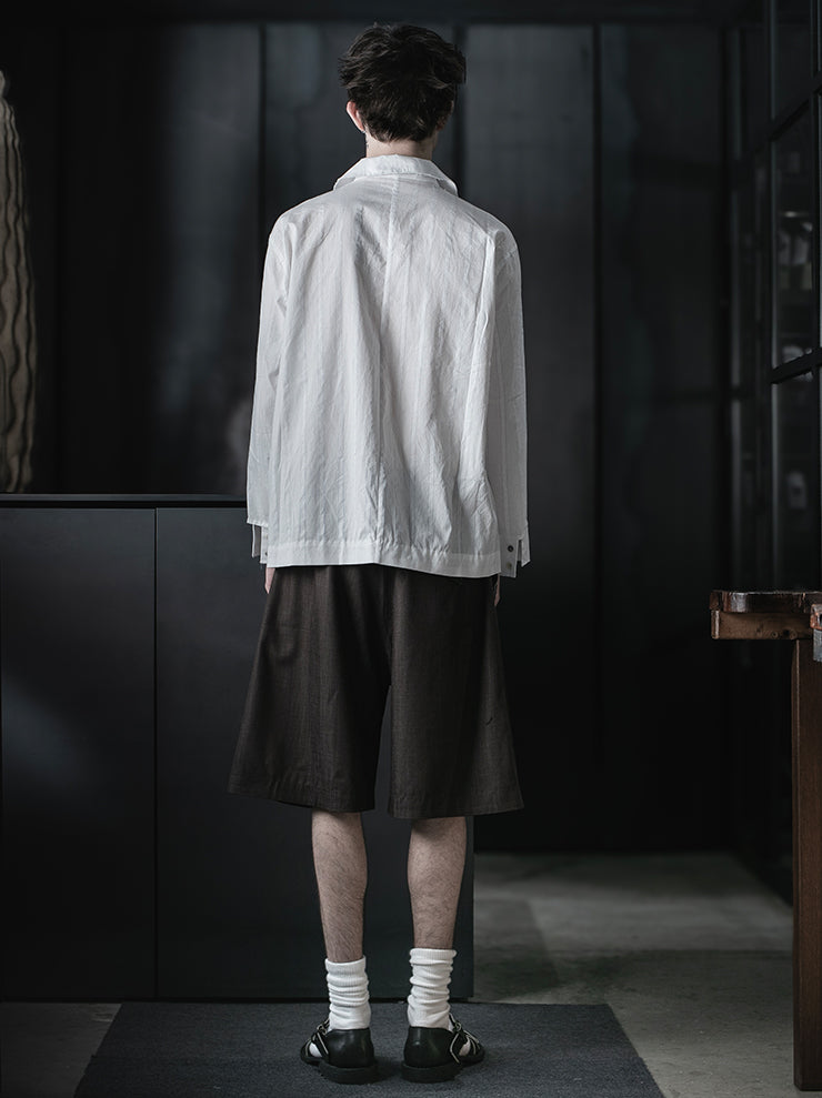 MONAD<br>Bray Over-shirt / White