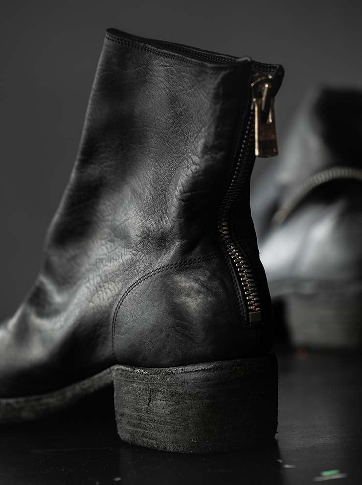 GUIDI<br>MEN'S BACKZIP BOOTS 796Z BLKT / HORSE FULL GRAIN