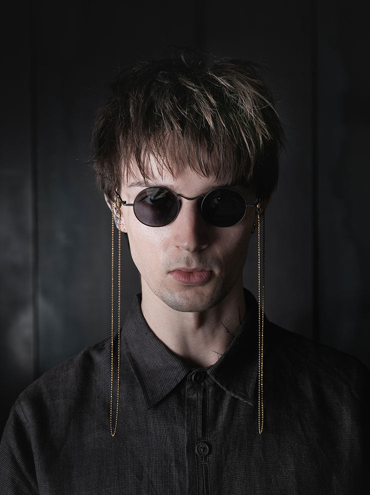 RIGARDS × UMA WANG<br>TITANIUM フレームサングラス / DARK BRONZE ANTIQUE / RG00UW14