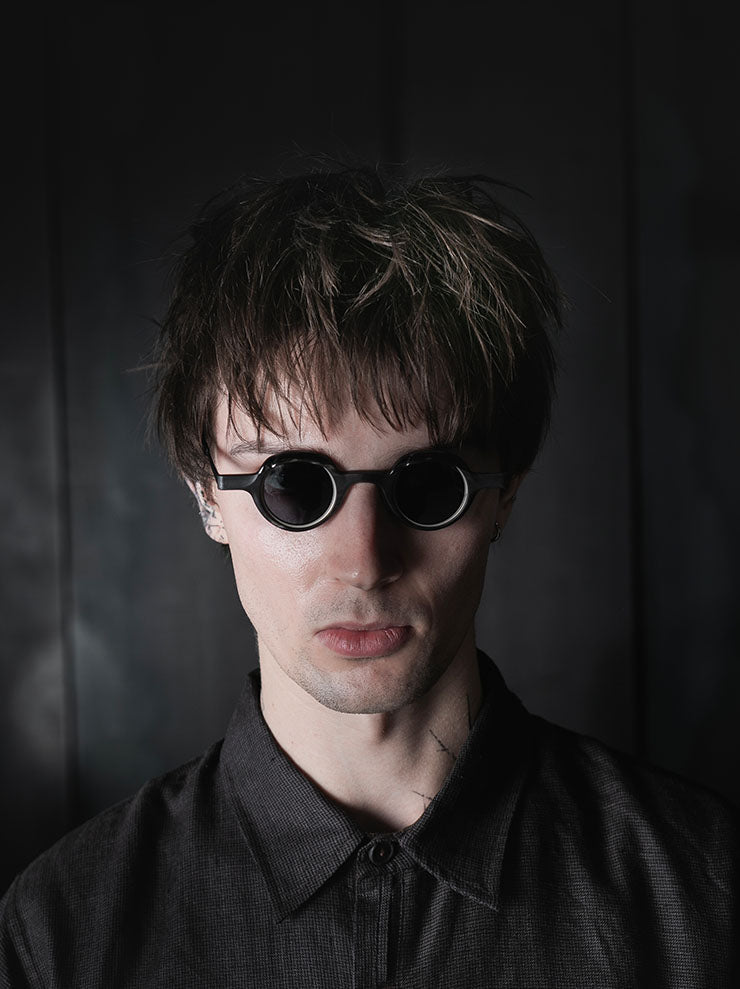 RIGARDS<br>GENUINE HORN フレームサングラス / UNI BLACK & WHITE / RG1064