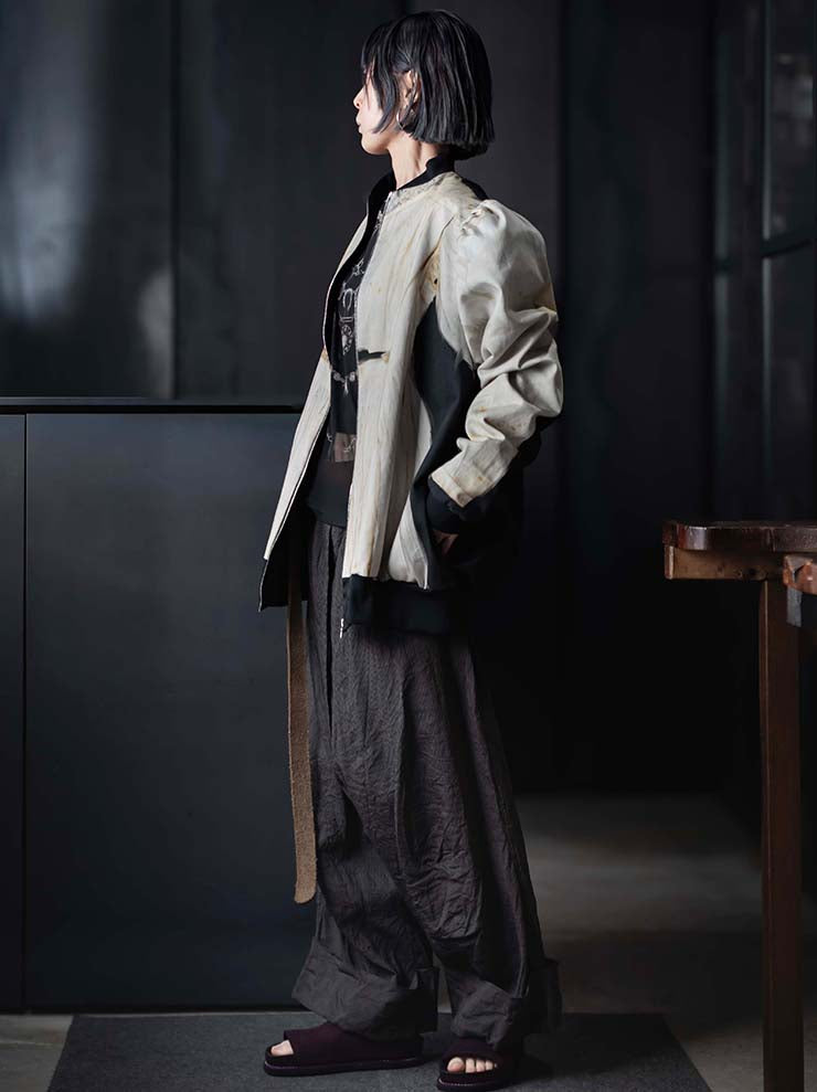 IA LONDON<br> WOMENS VICTORIA BOMBER JACKET / MAIDEN DRESS PRINT