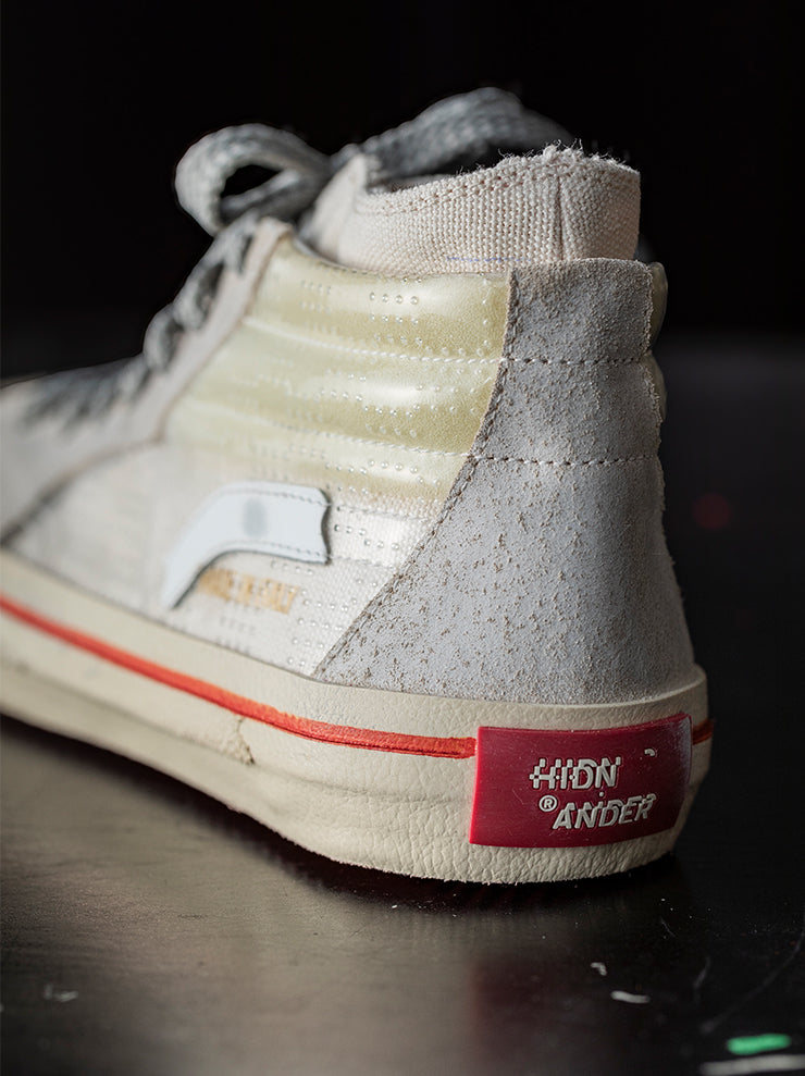 HIDNANDER<br>WOMENS ハイカットスニーカー / Off White