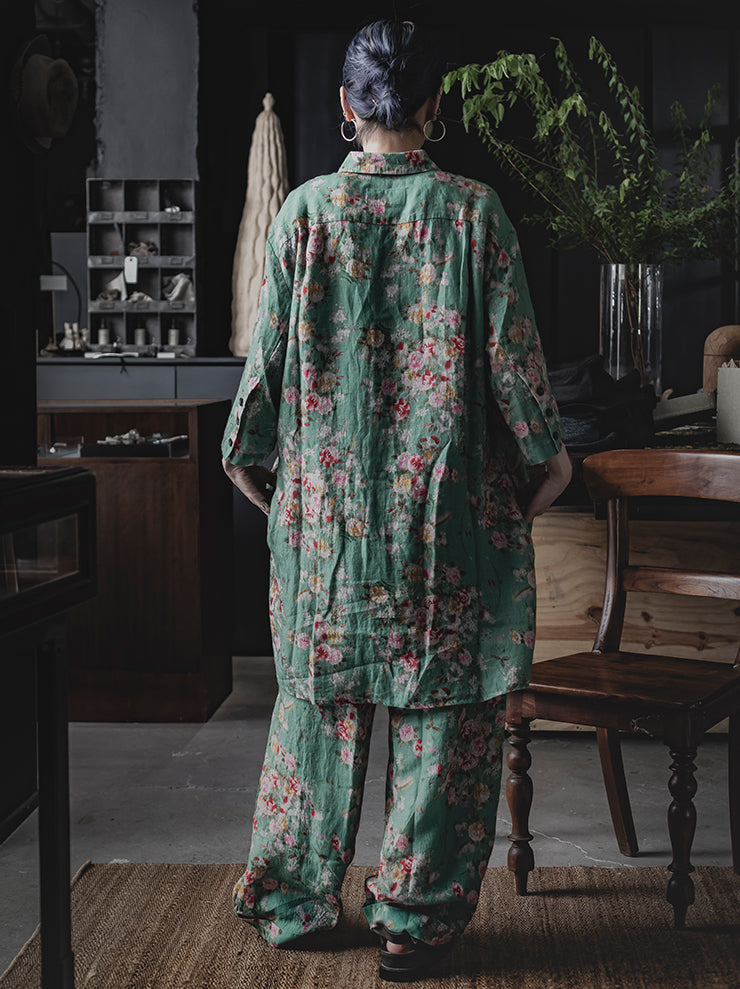 By Walid<br> WOMENS SYD TROUSERS / JADE