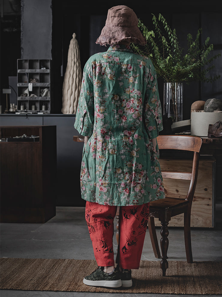By Walid<br> WOMENS JUAN TROUSERS / CARMINE