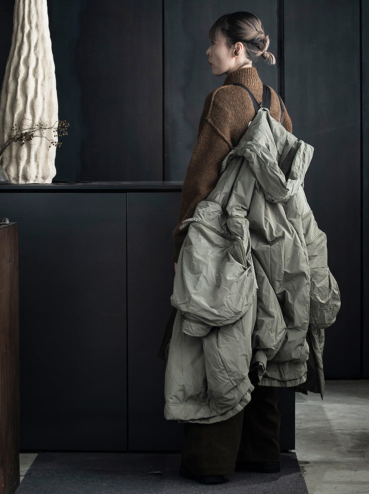 RUNDHOLZ DIP<br> WOMENS loose silhouette down coat / SCHILF