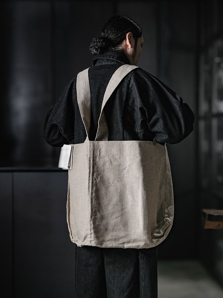 GATHERING<br>DOUBLE BAG / NATURAL