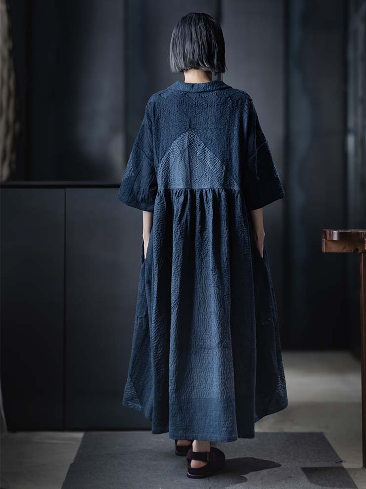 By Walid<br> WOMENS WEDNESDAY DRESS / INDIGO / SIZE XS