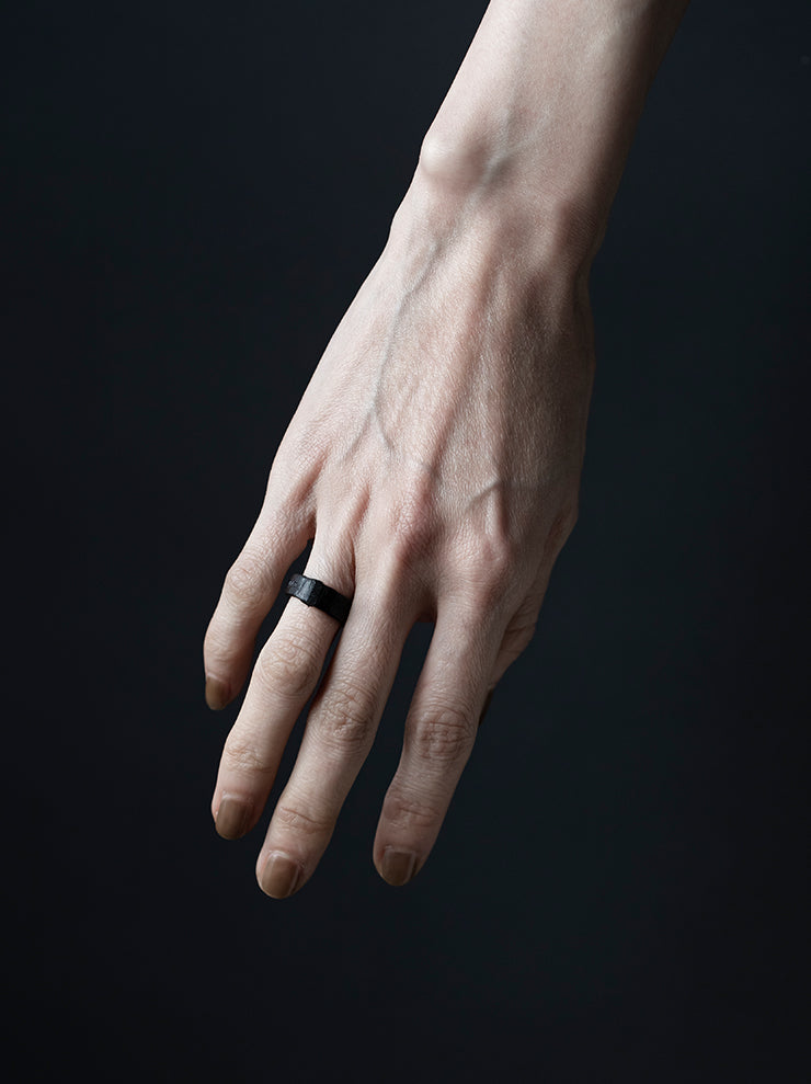 DETAJ <br>JAPONISM LEATHER RING / RE-R16