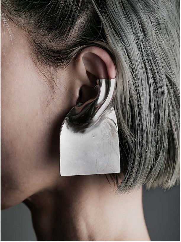 UMA WANG x DETAJ<br>25AW SILVER EARRING / UD-25AW-E01-L