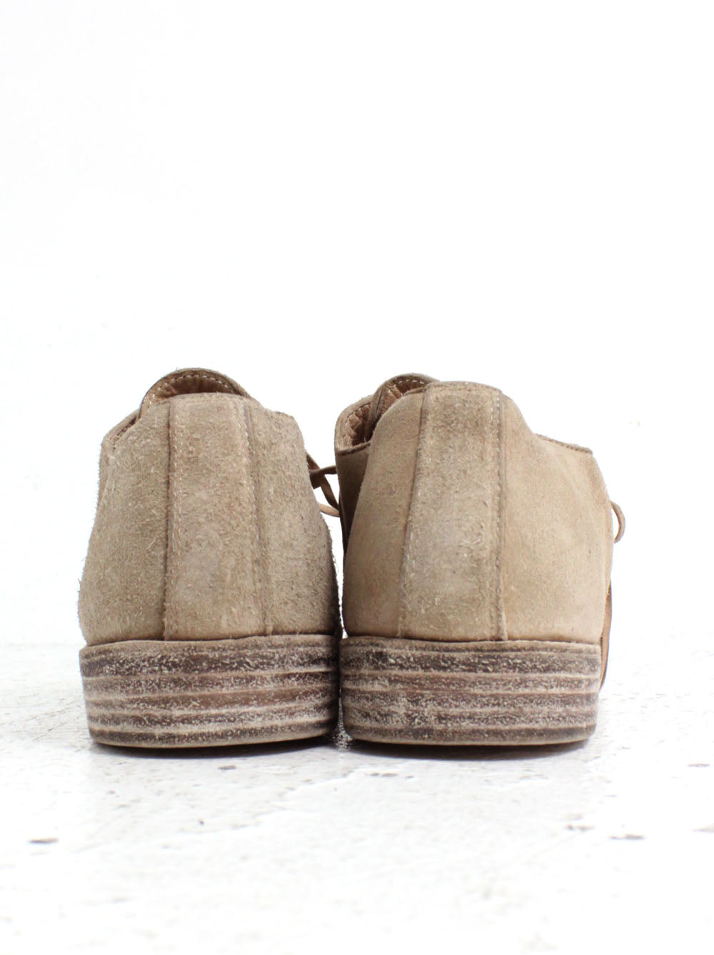 GUIDI<br> Men's Donkey Reverse Derby Shoes / 1003T