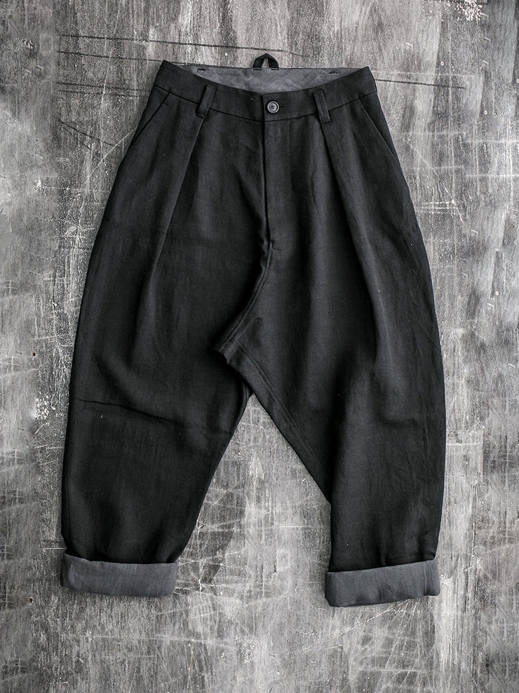 DANIEL ANDRESEN<br>IMMS ルーズフィットパンツ CHARCOAL