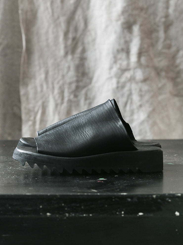 DIMISSIANOS&MILLER<br> Women's Rubber Sole Mules CALF / BLACK