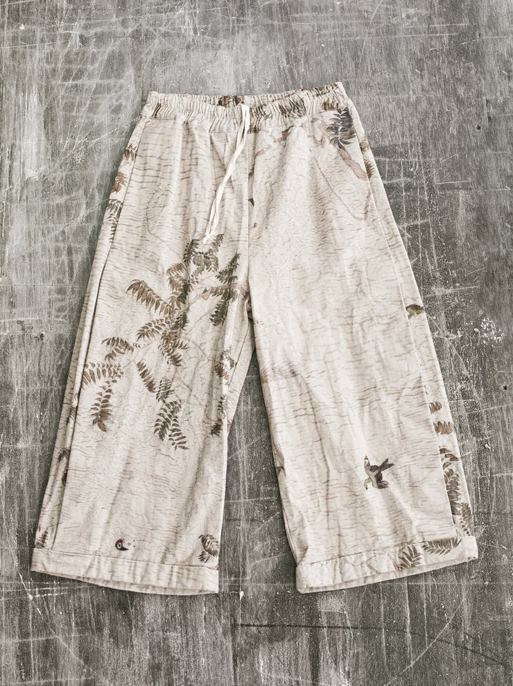 By Walid<br />ウィメンズジョエラトラウザー HAZY JUNGLE / printed canvas cotton