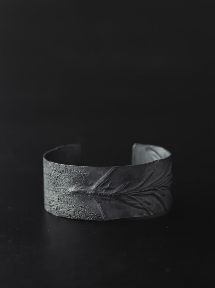 UMA WANG × DETAJ<br>HERB SILVER BRACELET / ROSEMARY / BLACK