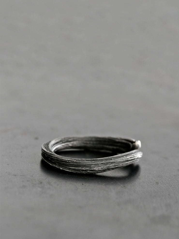DETAJ <br>HAIR RING / BLACK