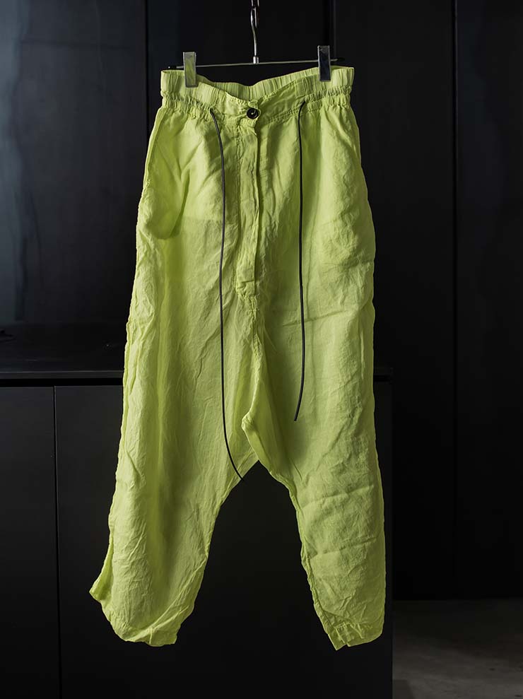 RUNDHOLZ DIP<br> WOMENS cotton trousers / SPRING