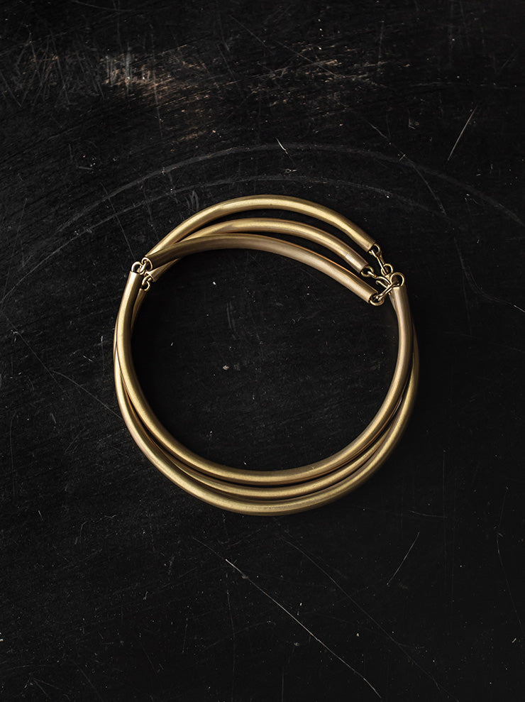 UMA WANG X DETAJ <br>AFRICAN BRASS NECKLACE