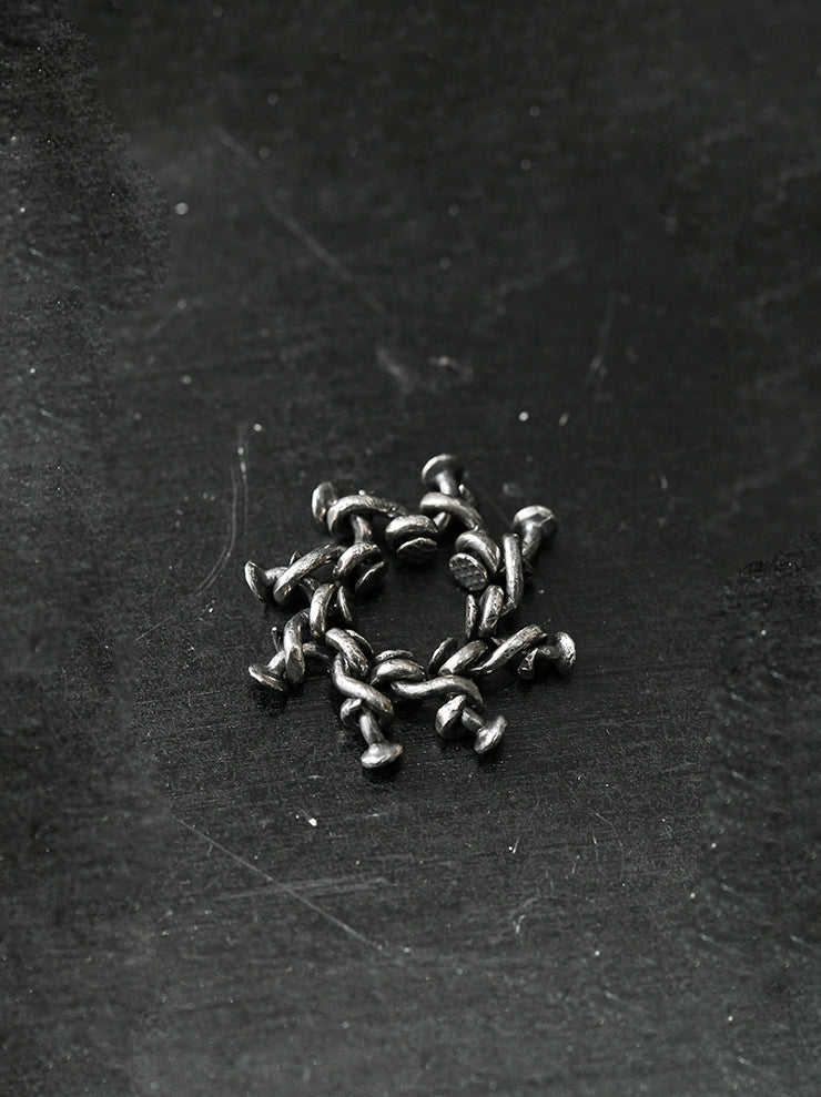 GUIDIツイステッドネイルシルバーリング G-AN12 NTR
