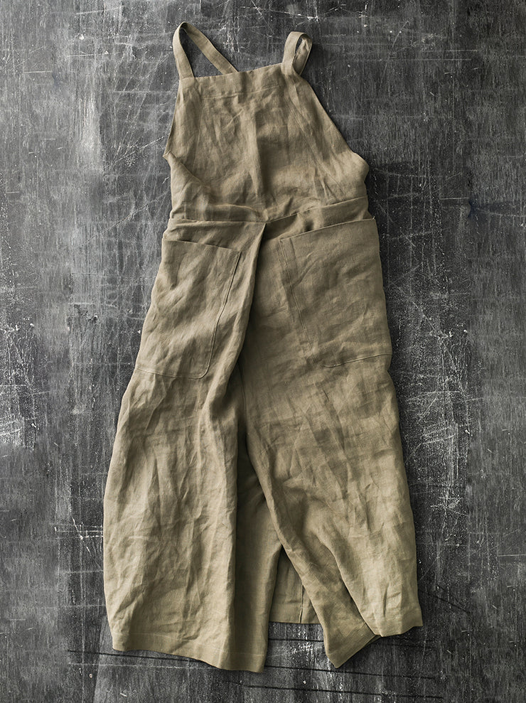 ATELIER SUPPAN<br> WOMENS linen overalls