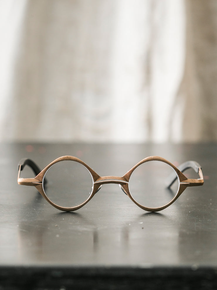 RIGARDS×DETAJ<br> Copper x solid wood sunglasses RED PATINA / RG0825DT