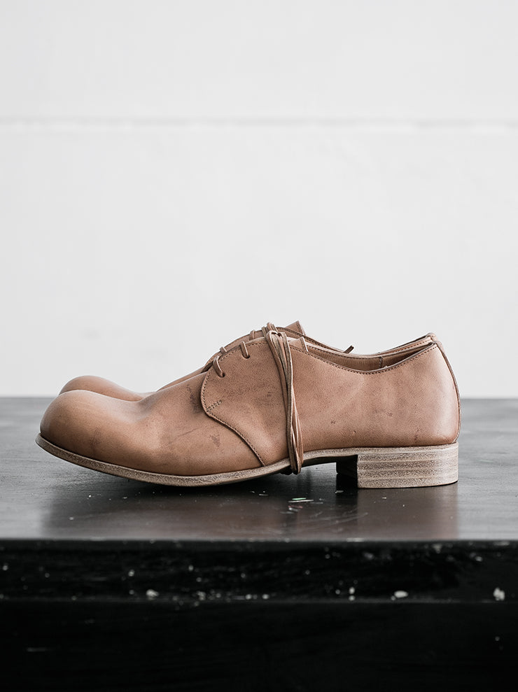 DIMISSIANOS&MILLER<br> Women's Clutter Derby Chaplin Shoes NATURAL