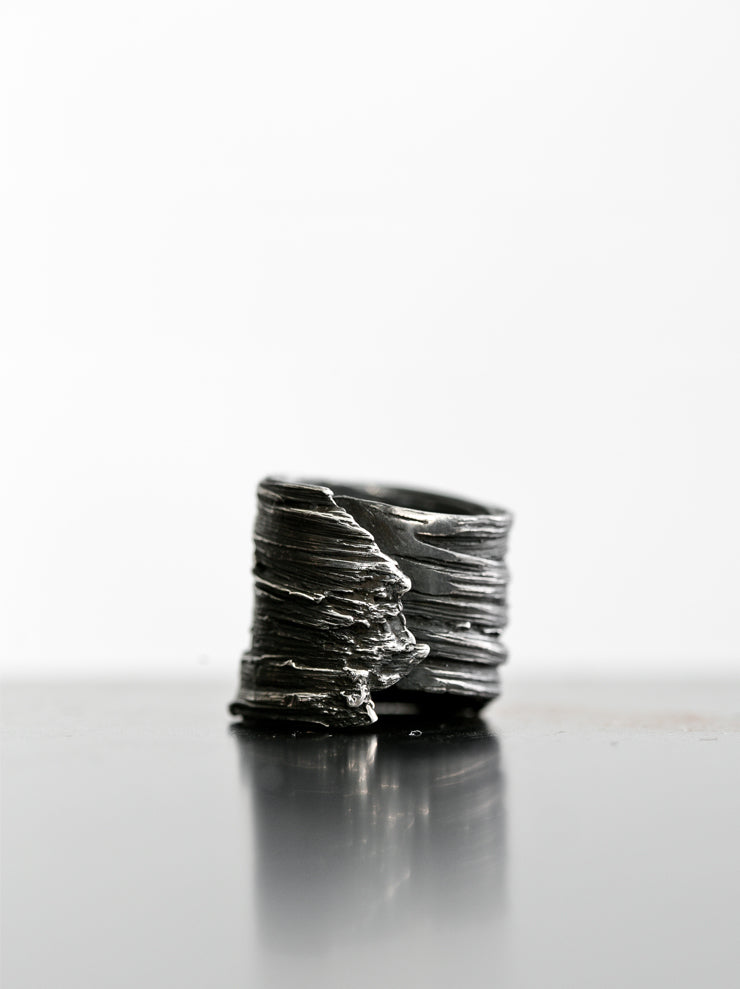 DETAJ <br>HAIR RING / BLACK