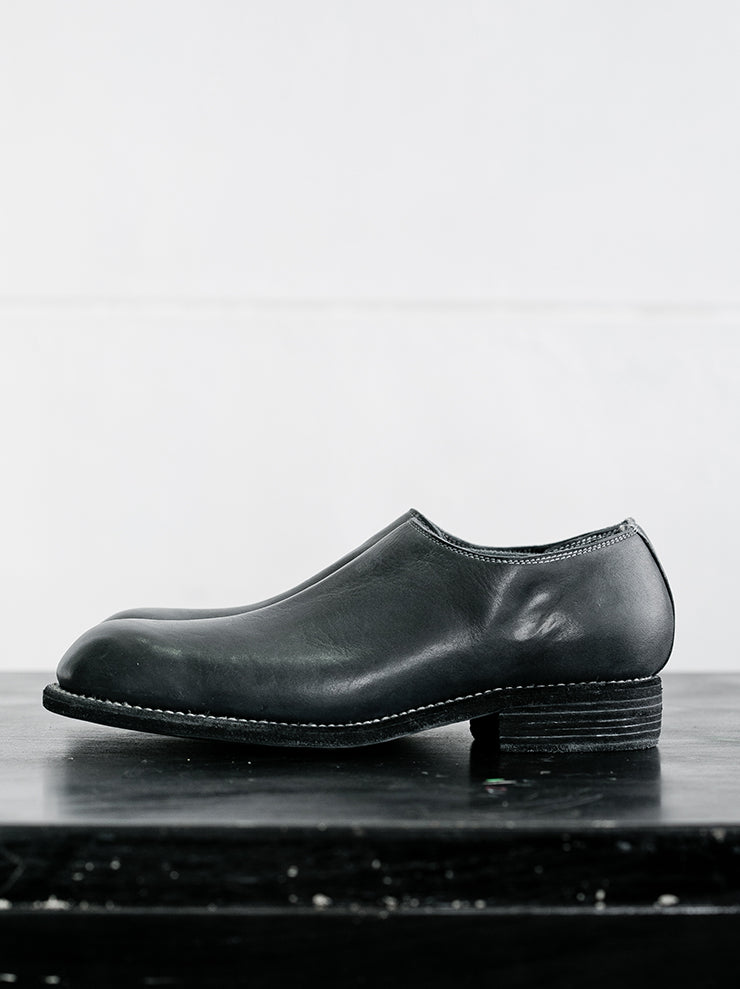 GUIDI<br> Men's slip-on shoes 990E GRAY CO11T / HORSE FG