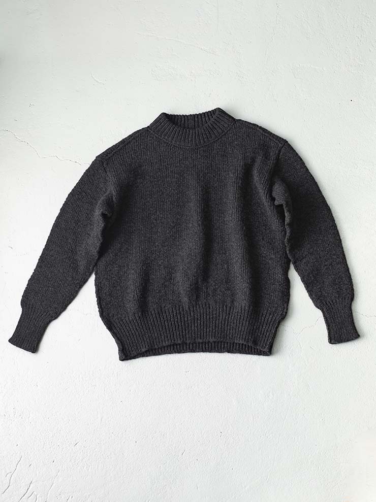DANIEL ANDRESEN<br> Lorikeet chunky pullover / Charcoal