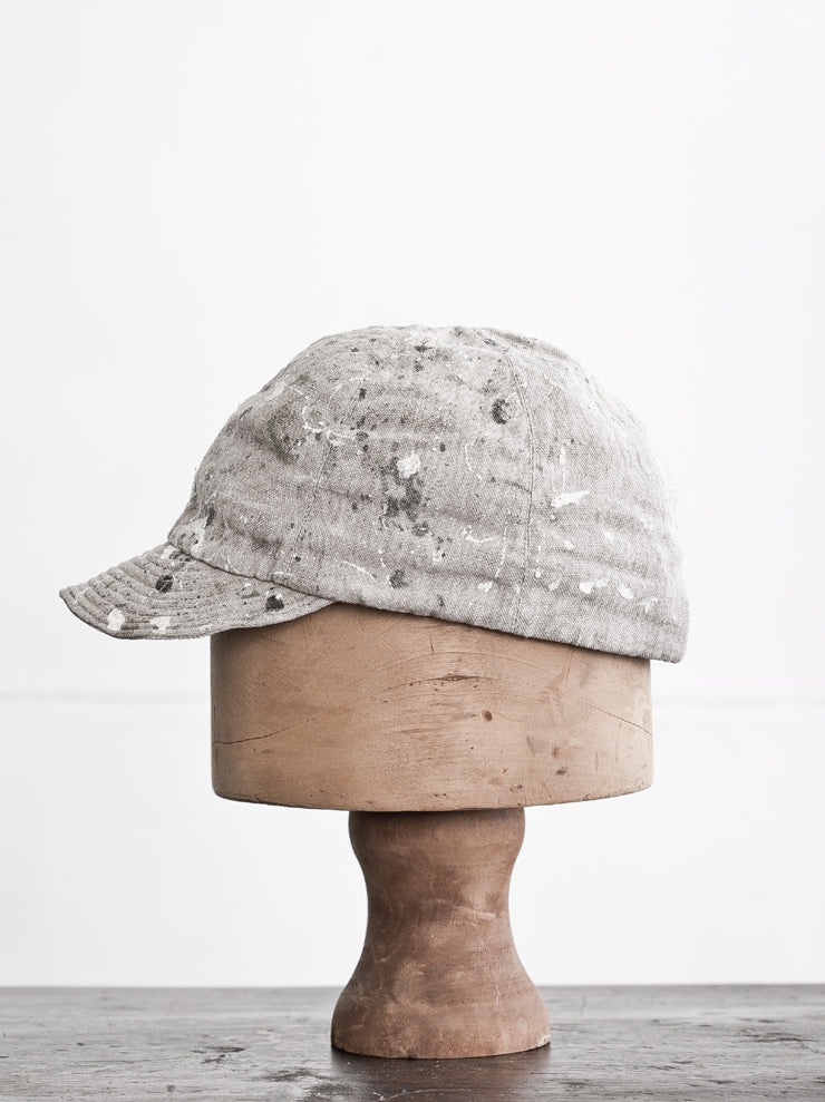 HORISAKI<br> ONE OF A KIND 50 LINEN CAP GRAY