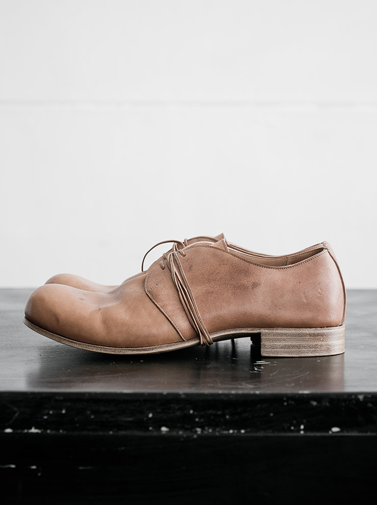 DIMISSIANOS&MILLER<br> Men's Clutter Derby Chaplin Shoes NATURAL