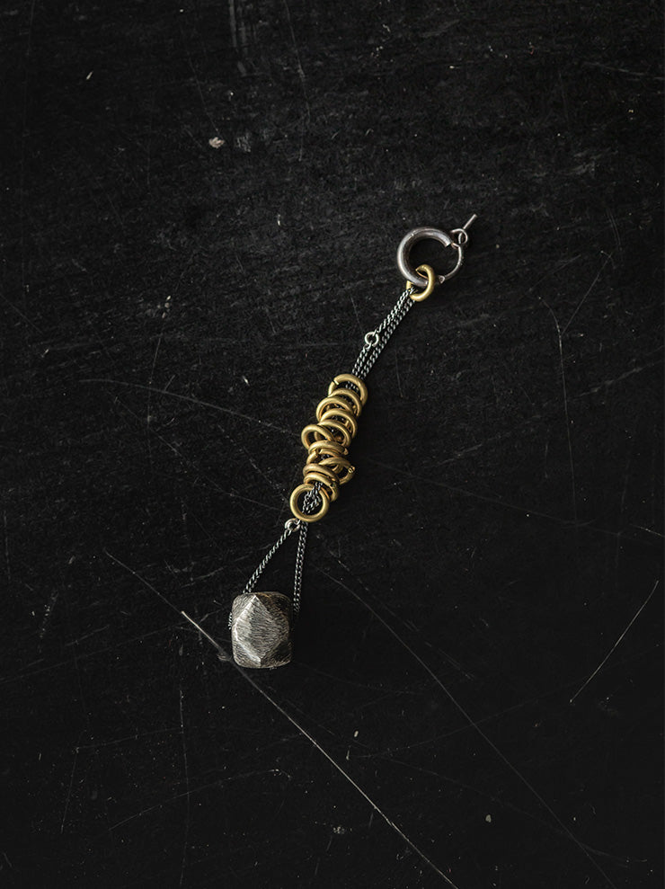 UMA WANG × DETAJ<br>LUNA SILVER EARRING / OXY-DYE