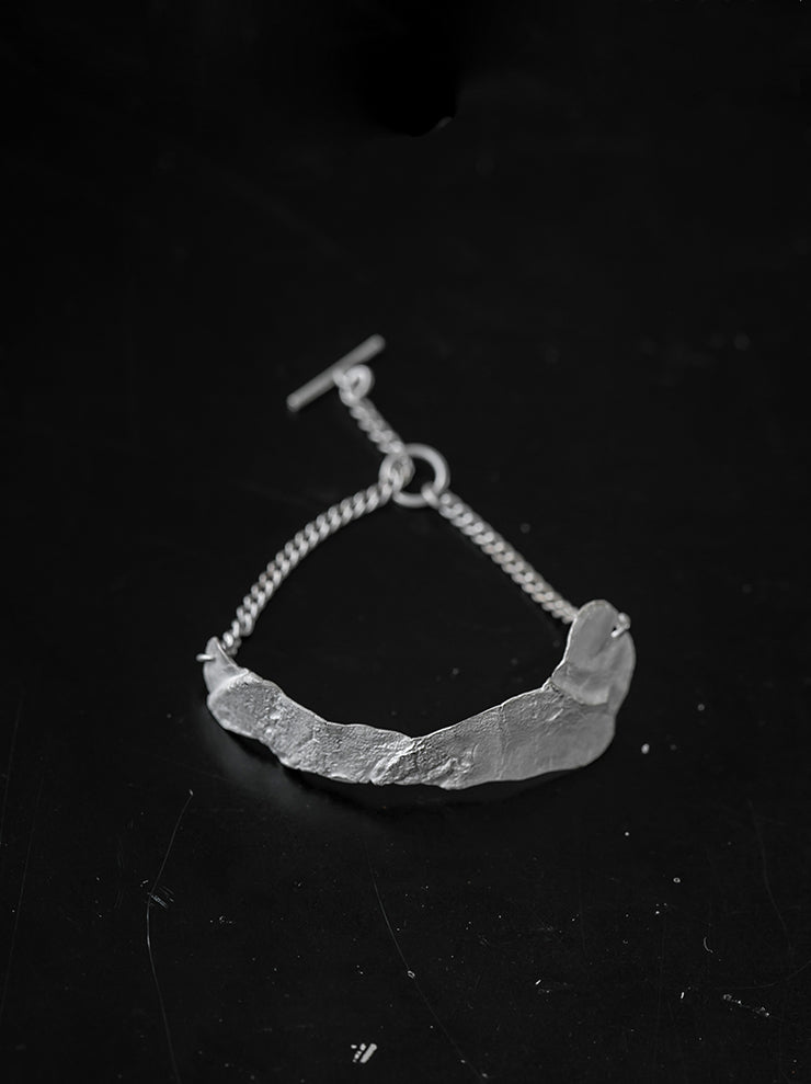 UMA WANG × DETAJ<br>TOUHEN SILVER BRACELET / WHITE