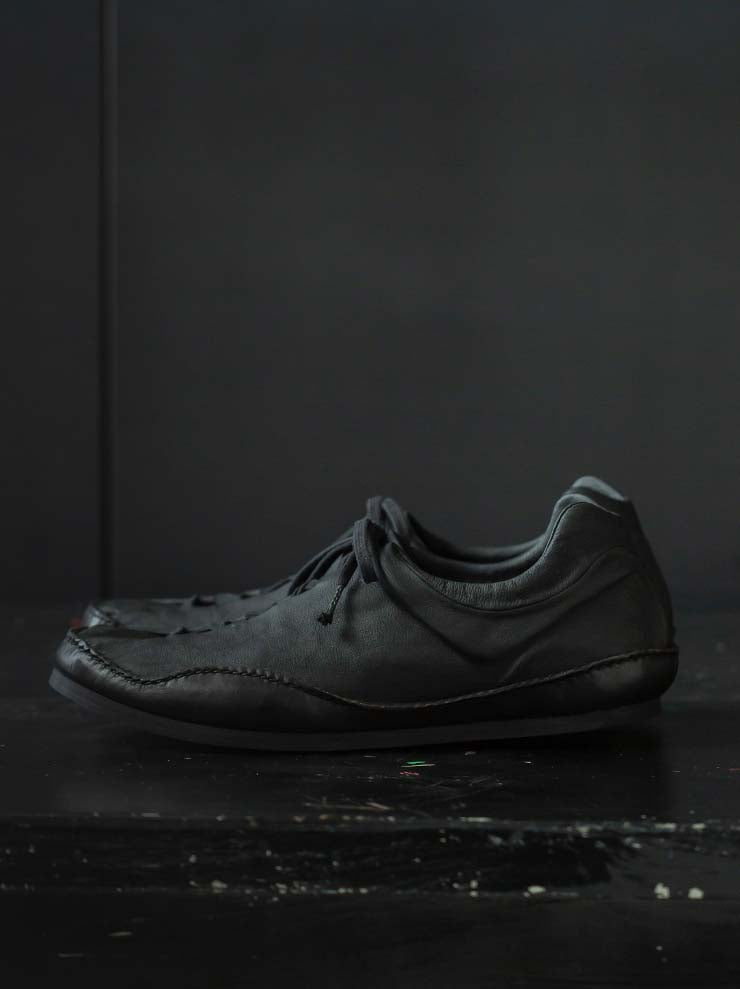 EMATYTE<br />MENS Kangaroo Leather Shoes / BLACK