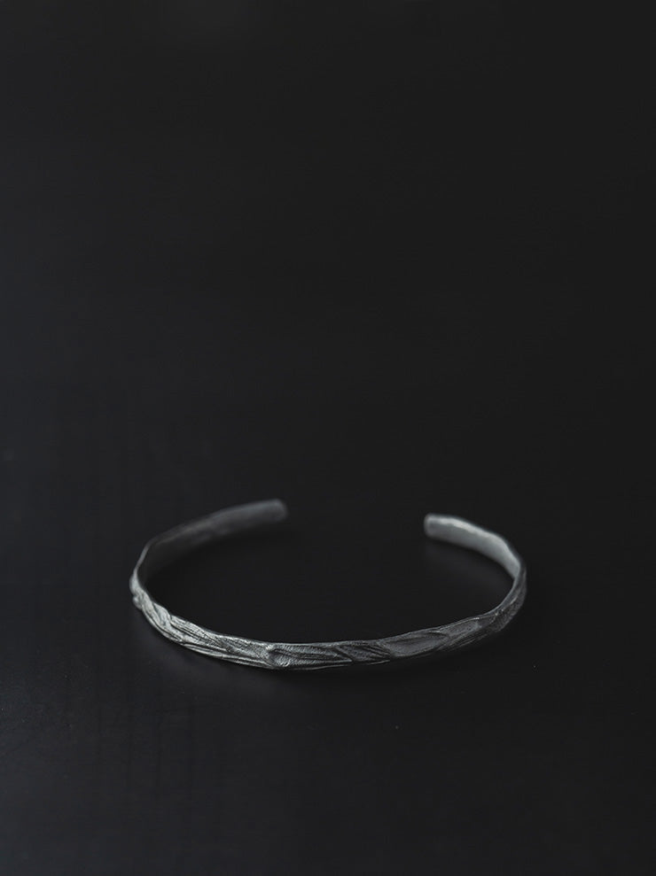 UMA WANG × DETAJ<br>HERB SILVER BRACELET / ROSEMARY / BLACK