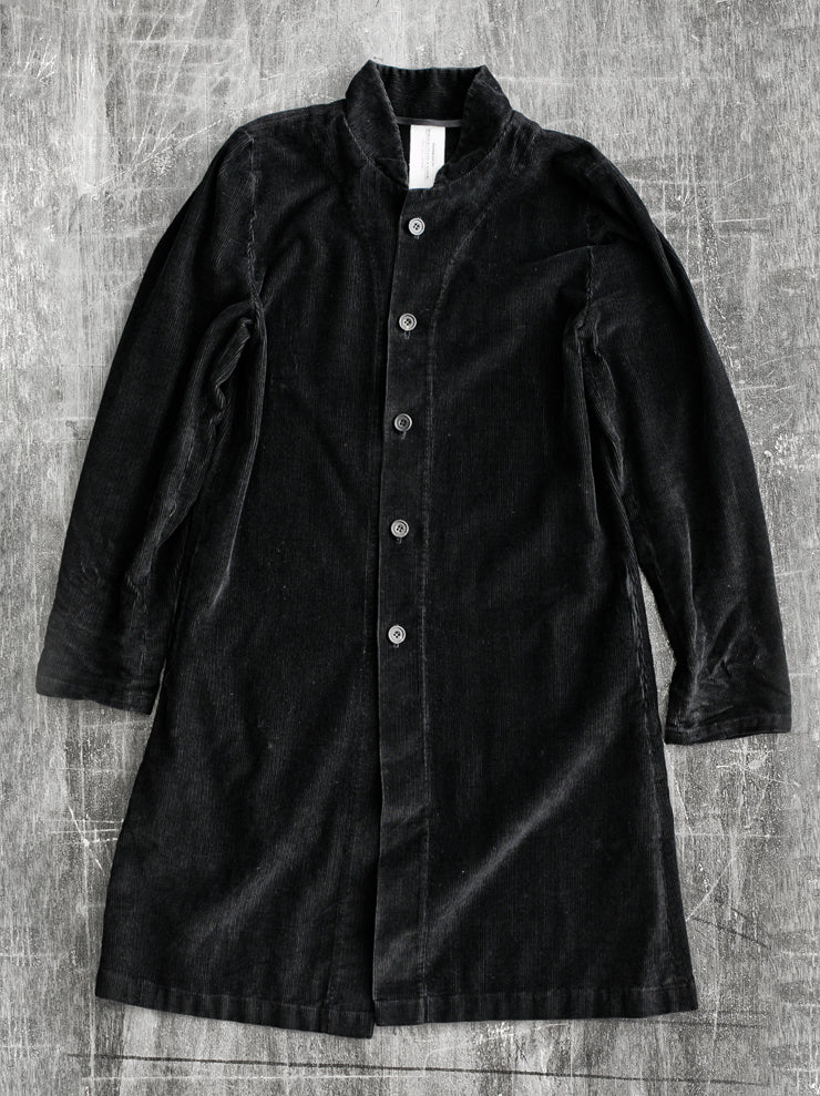 HORISAKI<br>ユニセックスコーデュロイコート BLACK