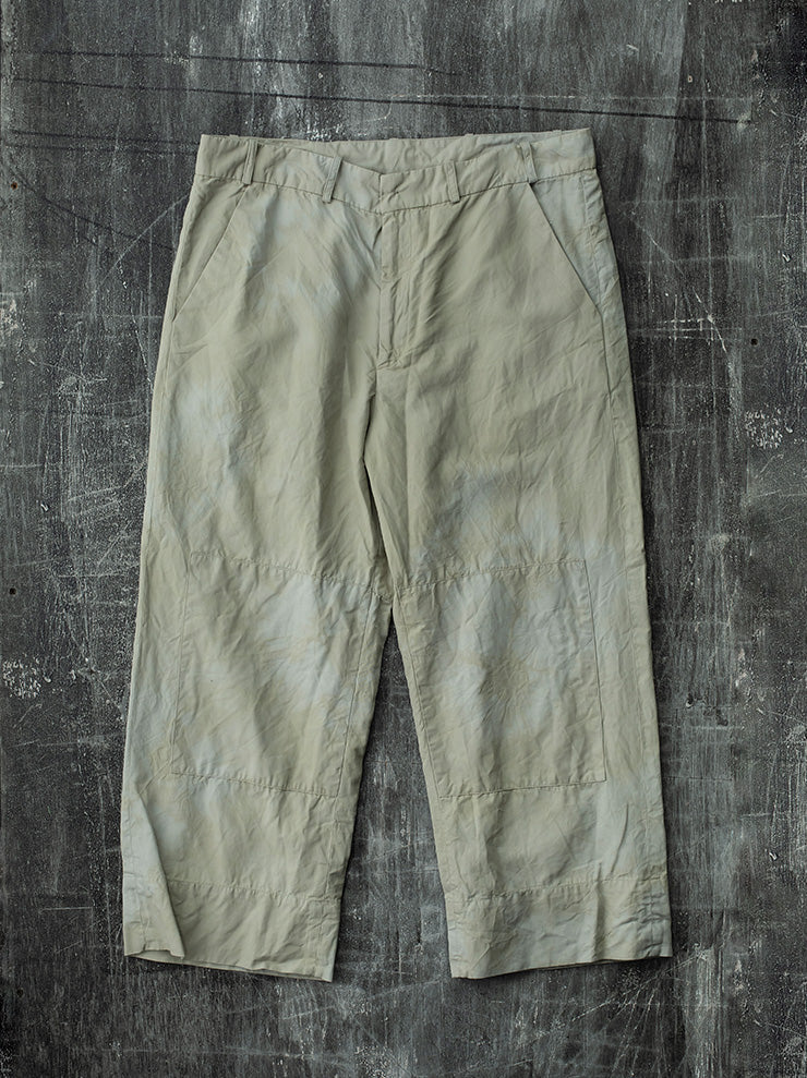 ATELIER SUPPAN<br>MENS コットントラウザー / GREY BEIGE TYE AND DYE