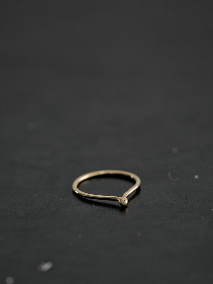 DETAJ <br>SEED GOLD PLATING ON SILVER RING