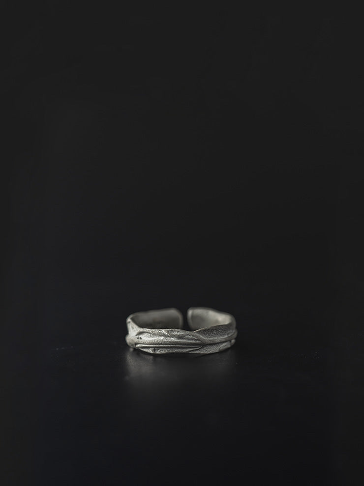 UMA WANG × DETAJ<br> HERB SILVER RING / THYME / WHITE