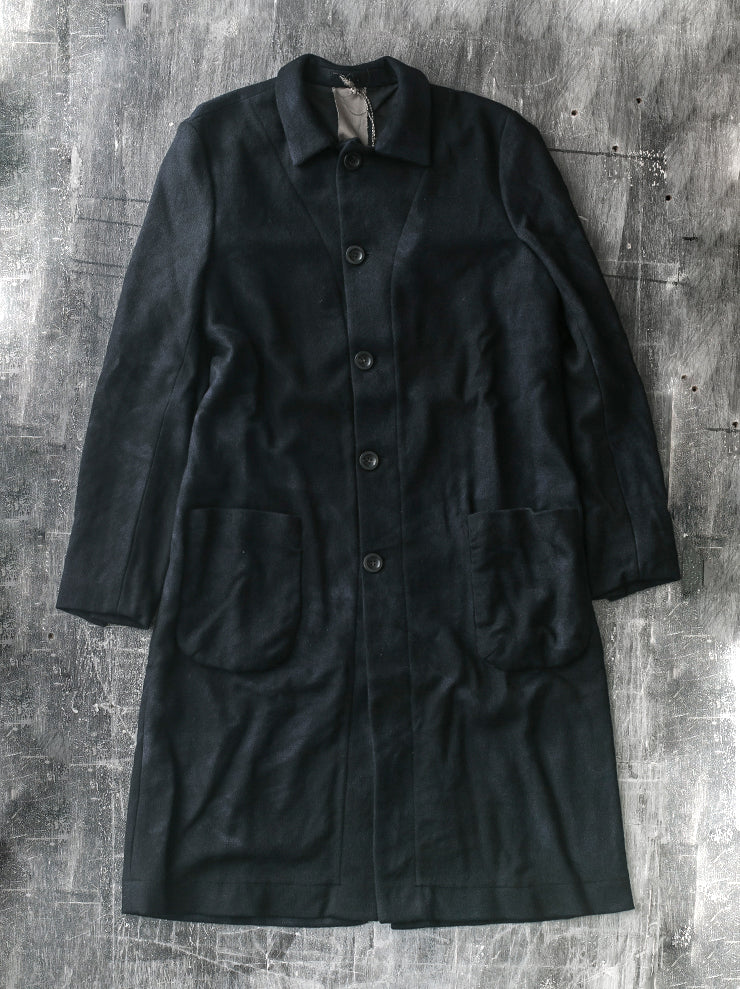 BIEK VERSTAPPEN<br> MENS wool coat NIGHT