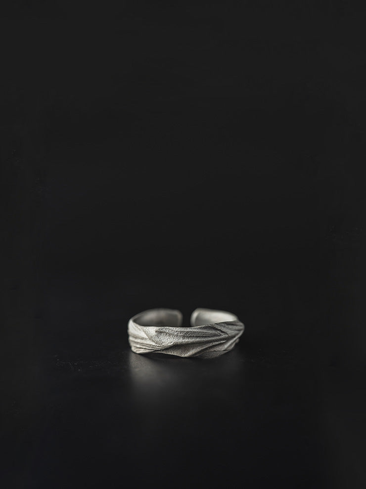 UMA WANG × DETAJ<br> HERB SILVER RING / ROSEMARY / WHITE