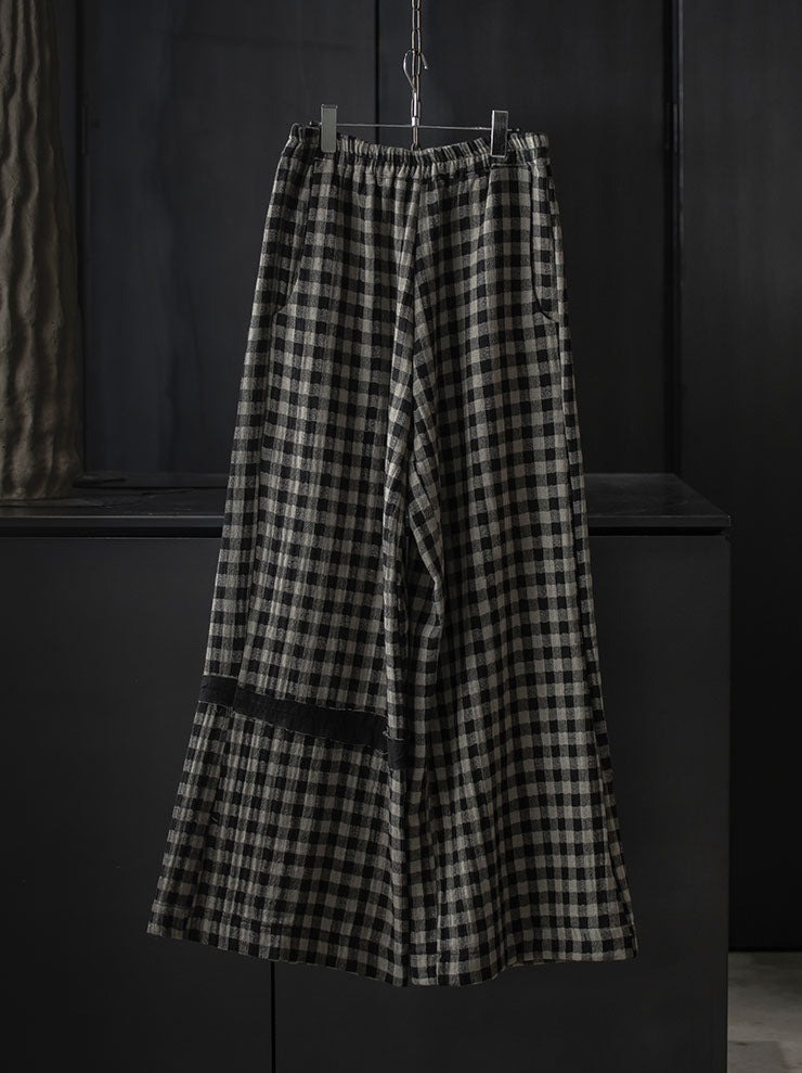 serien°umerica<br> WOMENS check trousers / CHECKED