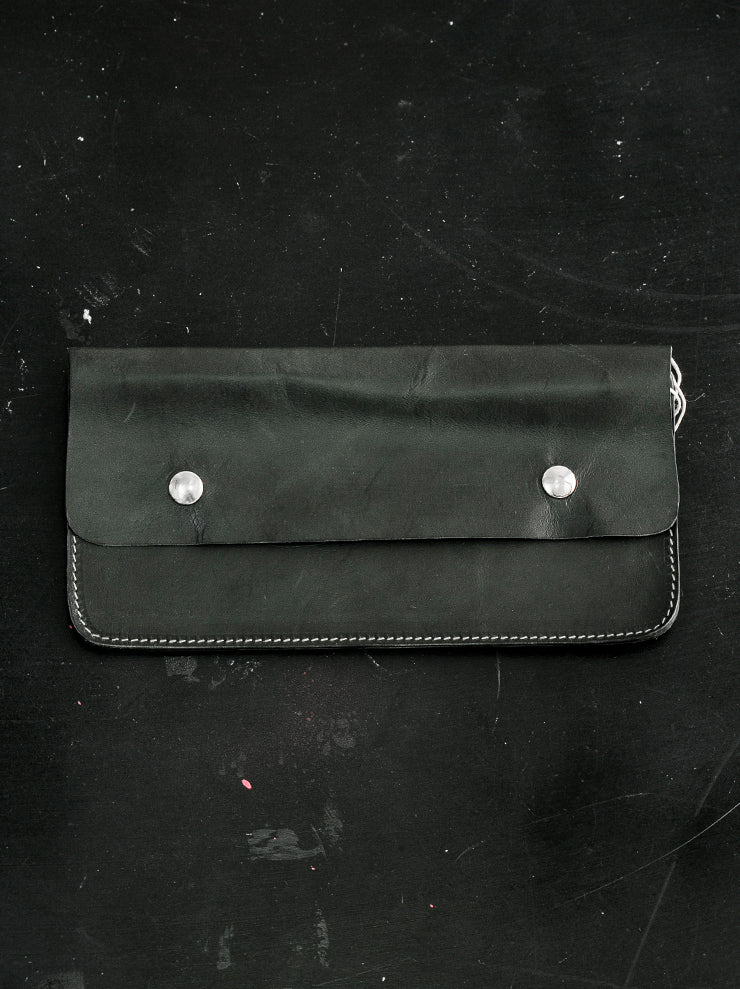 GUIDI<br> Large wallet MILITARY GREEN CV31T / PRESSED KANGAROO