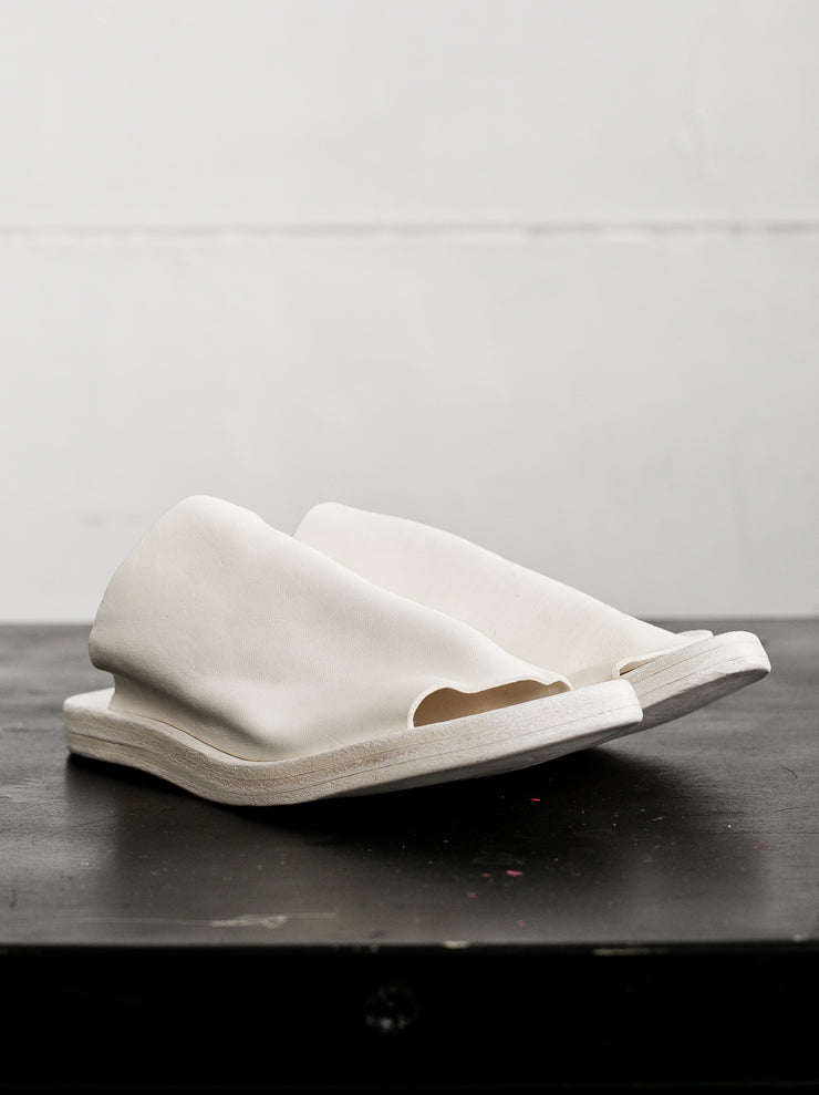 DIMISSIANOS&MILLER <br>Women's Clutter Mule Wedge Sandals WHITE