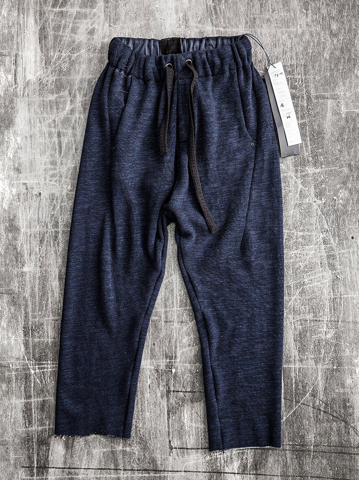 MATiAS<br> Indigo knit drawcord pants INDIGO