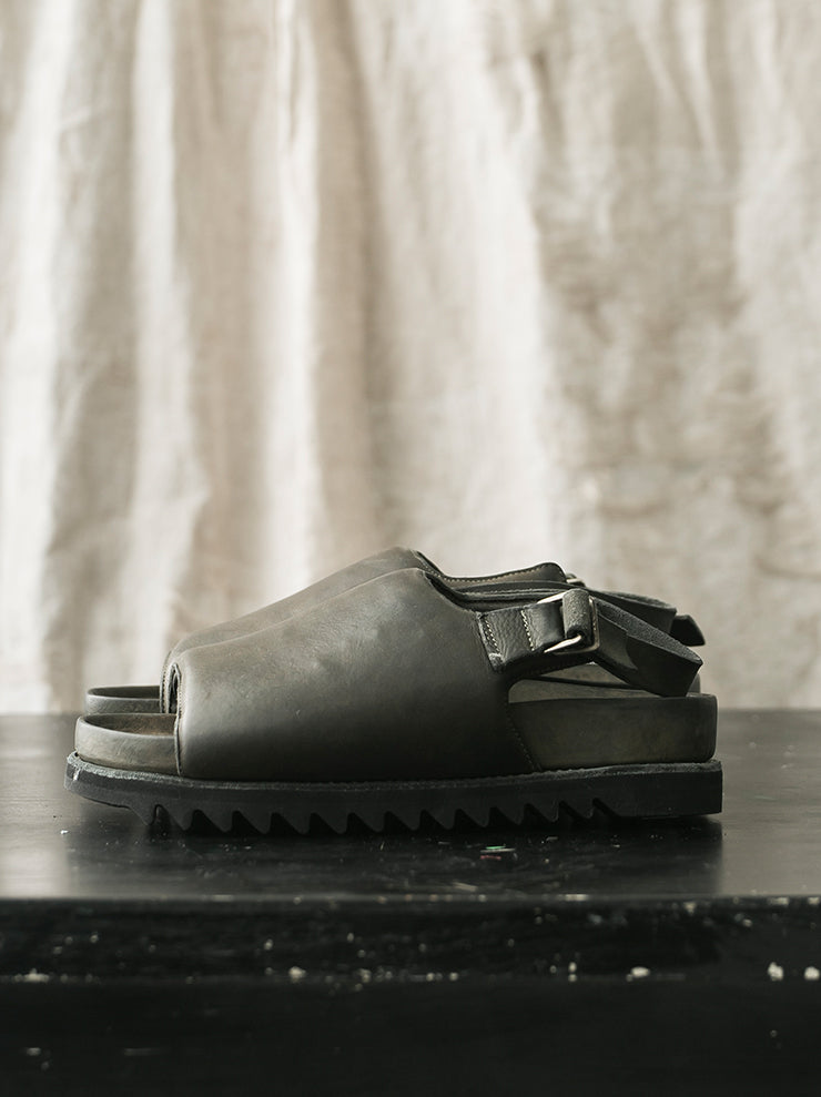 GUIDI<br> MENS Rubber Sole Sandals BRK04 CV31T / CALF FG