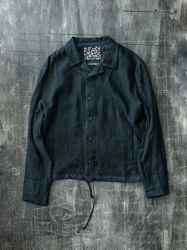 By Walid<br> MENS JONO JACKET / VERT FONCE