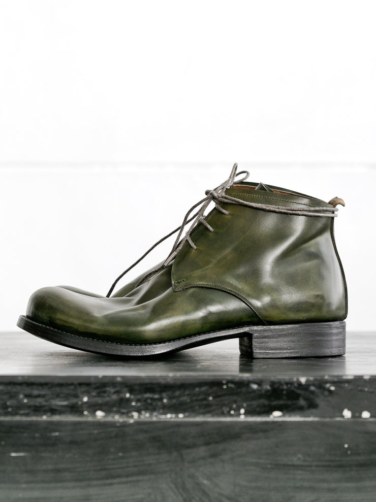DIMISSIANOS&MILLER<br> Men's cordovan chukka boots GREEN