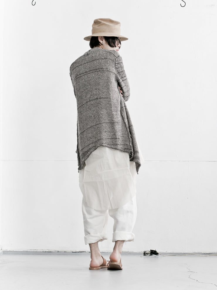 DANIEL ANDRESEN<br> Oversized trousers WHITE