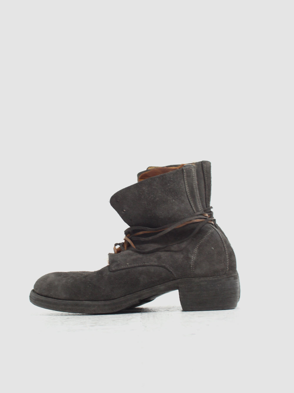 GUIDI<br> MENS Horsehair Reverse Lace Up Boots 795Z / 1001T